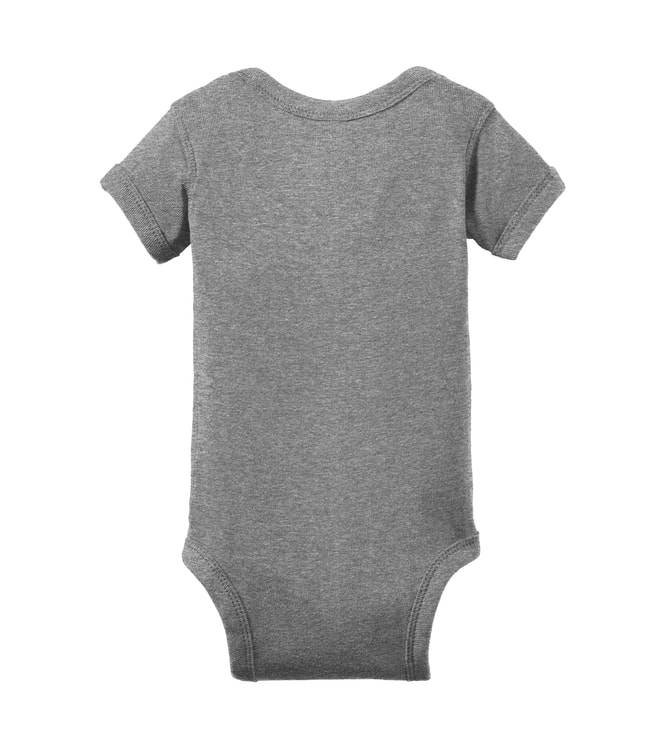 Custom Onesie - Heather - Name Down the Side